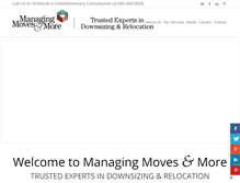 Tablet Screenshot of managingmoves.com
